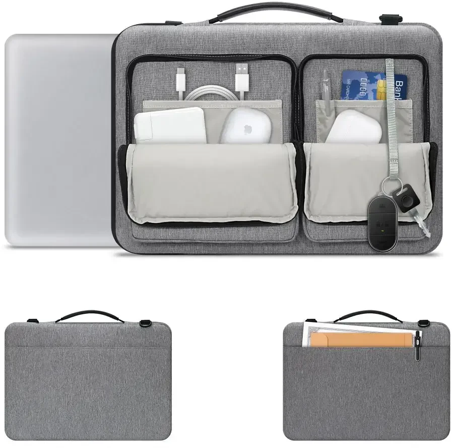TECH-PROTECT DEFENDER BAG nešiojamasis kompiuteris 15-16 CAYON GRAY