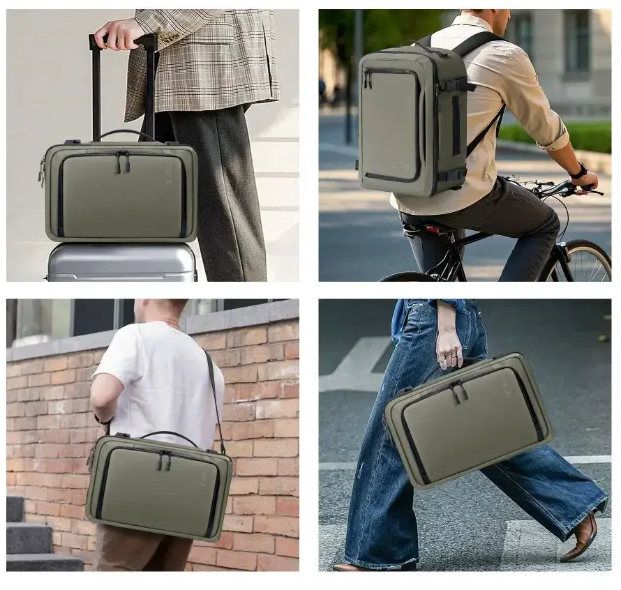 Tech-Protect Defender S50 Backpack for Ryanair & Wizzar, 20L Nešiojamas kompiuteris - Olive
