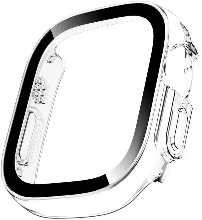 TECH-PROTECT DEFENSE 2 vnt. rinkinys APPLE WATCH ULTRA 1 / 2 / 3 / 4 (49 MM) TITANO IR SKAIDRUS