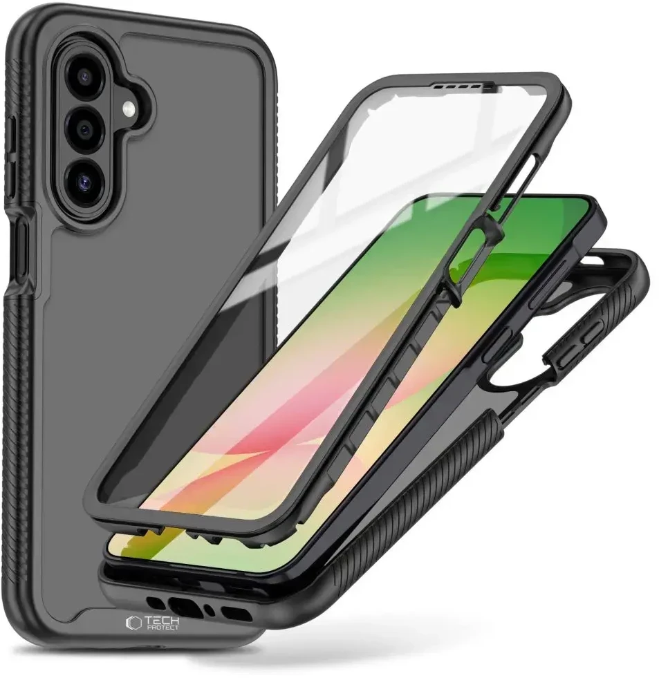 Dėklas Tech-Protect DEFENSE GALAXY A36 / A56 / A27 / A37 5G MATINIS Juodas
