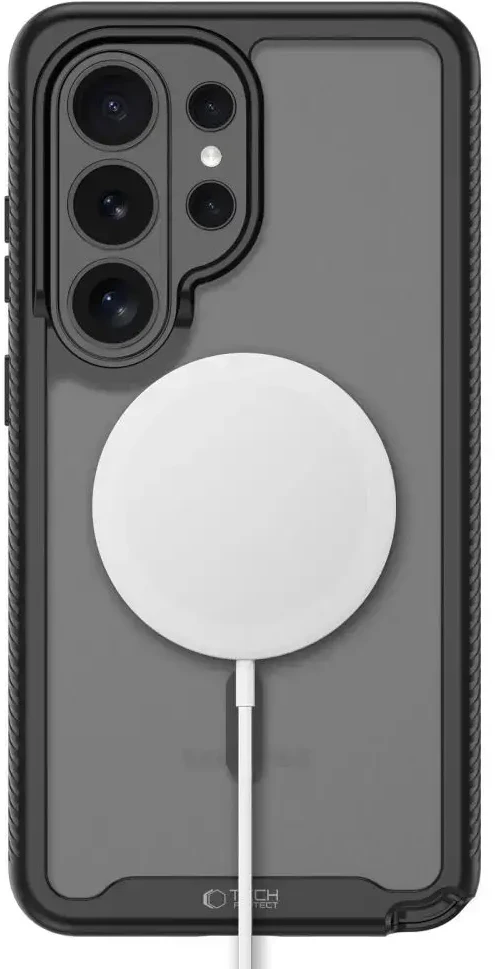 Dėklas Tech-Protect Defense MagSafe Samsung Galaxy A57 5G Matte juodos spalvos