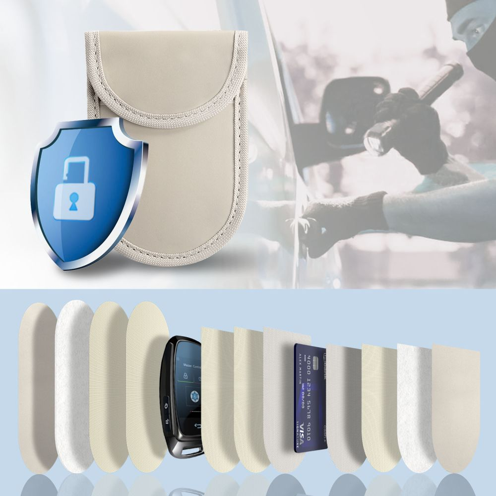 Dėklas Tech-Protect KLR100 RFID Blocking Car Key – dėkals gelsvos spalvos