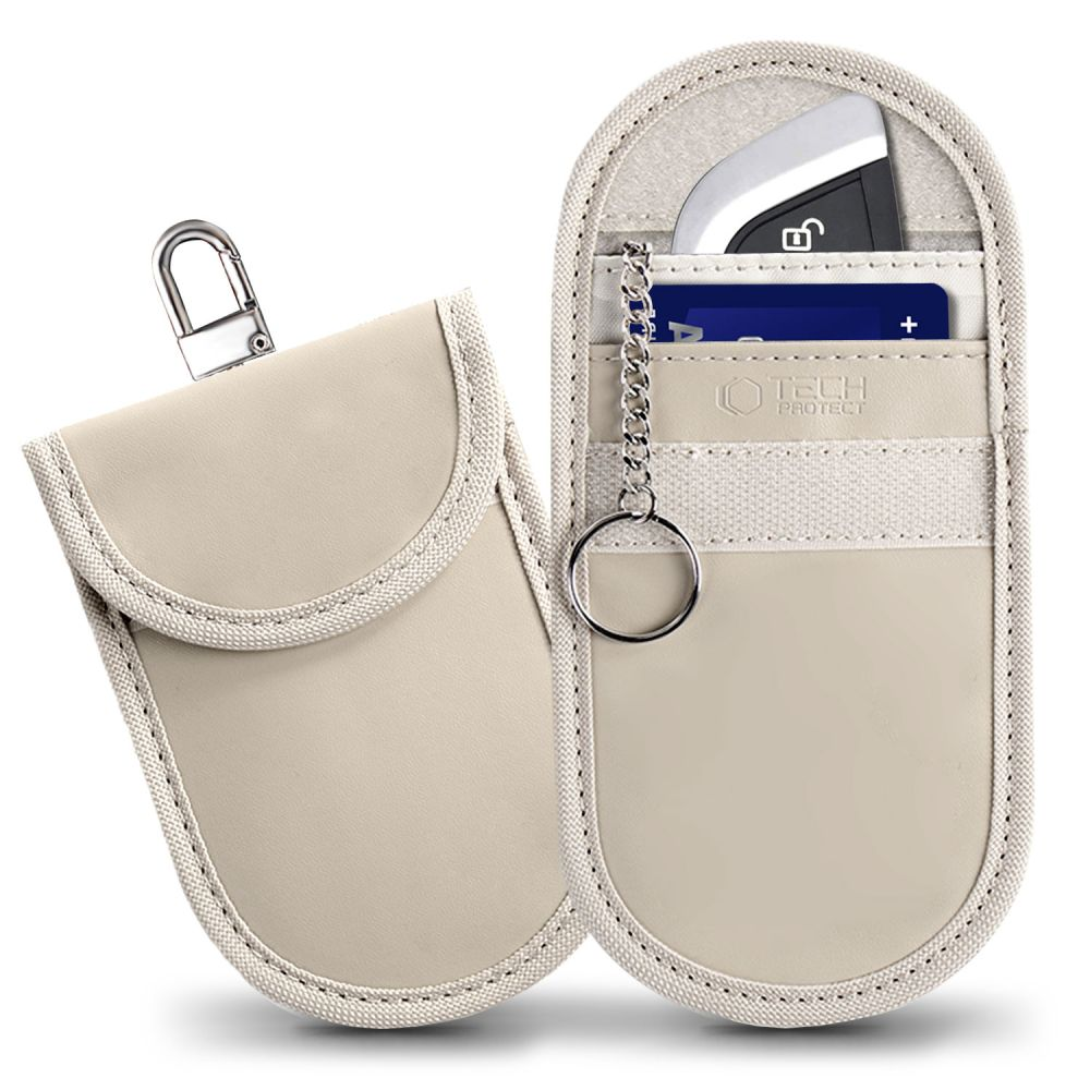 Dėklas Tech-Protect KLR100 RFID Blocking Car Key – dėkals gelsvos spalvos