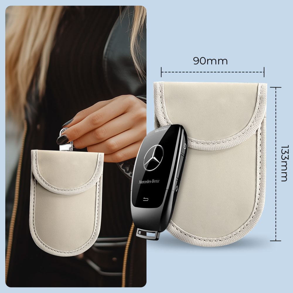 Dėklas Tech-Protect KLR100 RFID Blocking Car Key – dėkals gelsvos spalvos