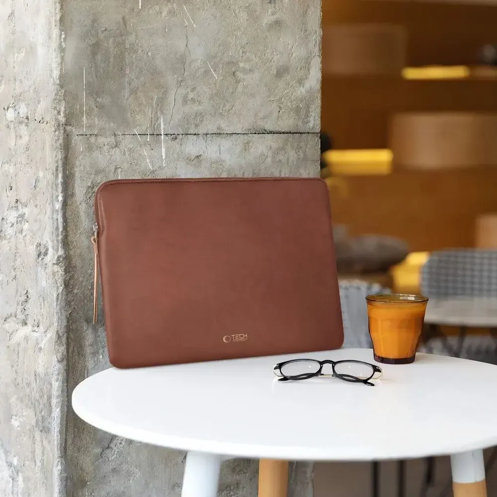 Tech-Protect Fleece Nešiojamas kompiuteris Bag 15-16 - Brown
