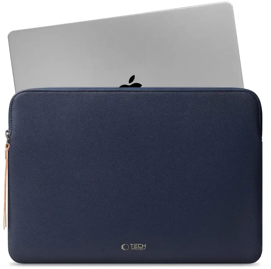 Tech-Protect Fleece Nešiojamas kompiuteris Bag 15-16 - Navy Mėlyna