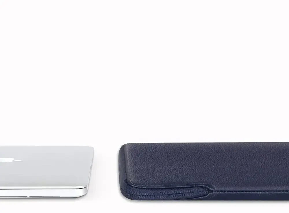 Tech-Protect Fleece Nešiojamas kompiuteris Bag 15-16 - Navy Mėlyna