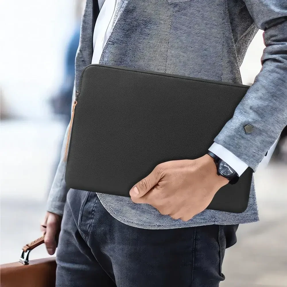 Tech-Protect Fleece Nešiojamas kompiuteris Bag 15-16 - Juodas