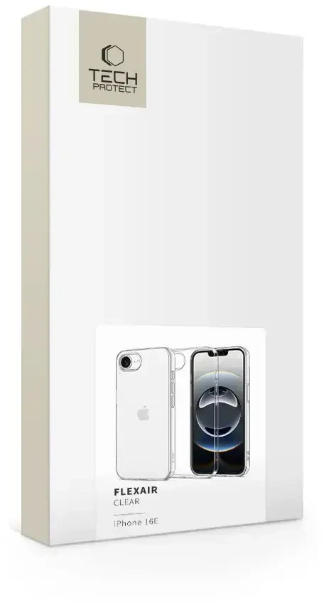 Dėklas TECH-PROTECT FLEXAIR IPHONE 16E CLEAR