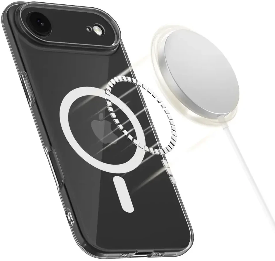 Tech-Protect FlexAir MagSafe dėklas skirtas Apple iPhone 17 Air – skaidrus