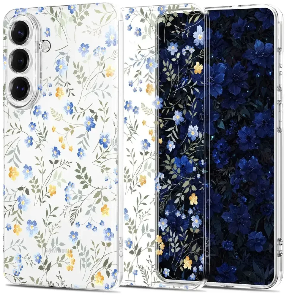 Tech Protect „TechProtect FlexAir“ dėklas „Samsung Galaxy S26“, pavasarinės gėlės