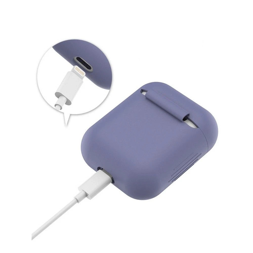 Tech-Protect Icon dėklas skirtas AirPods 1 / 2 – juodos spalvos