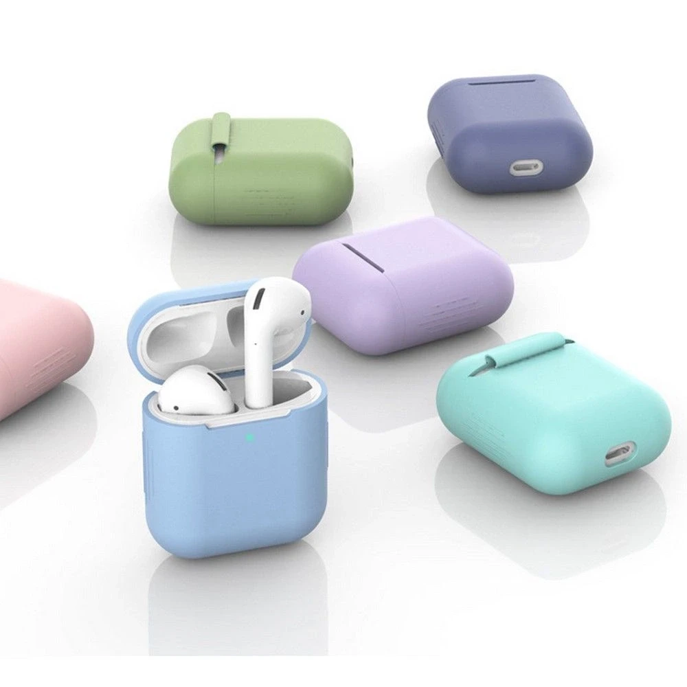 Tech-Protect Icon dėklas skirtas AirPods 1 / 2 – juodos spalvos