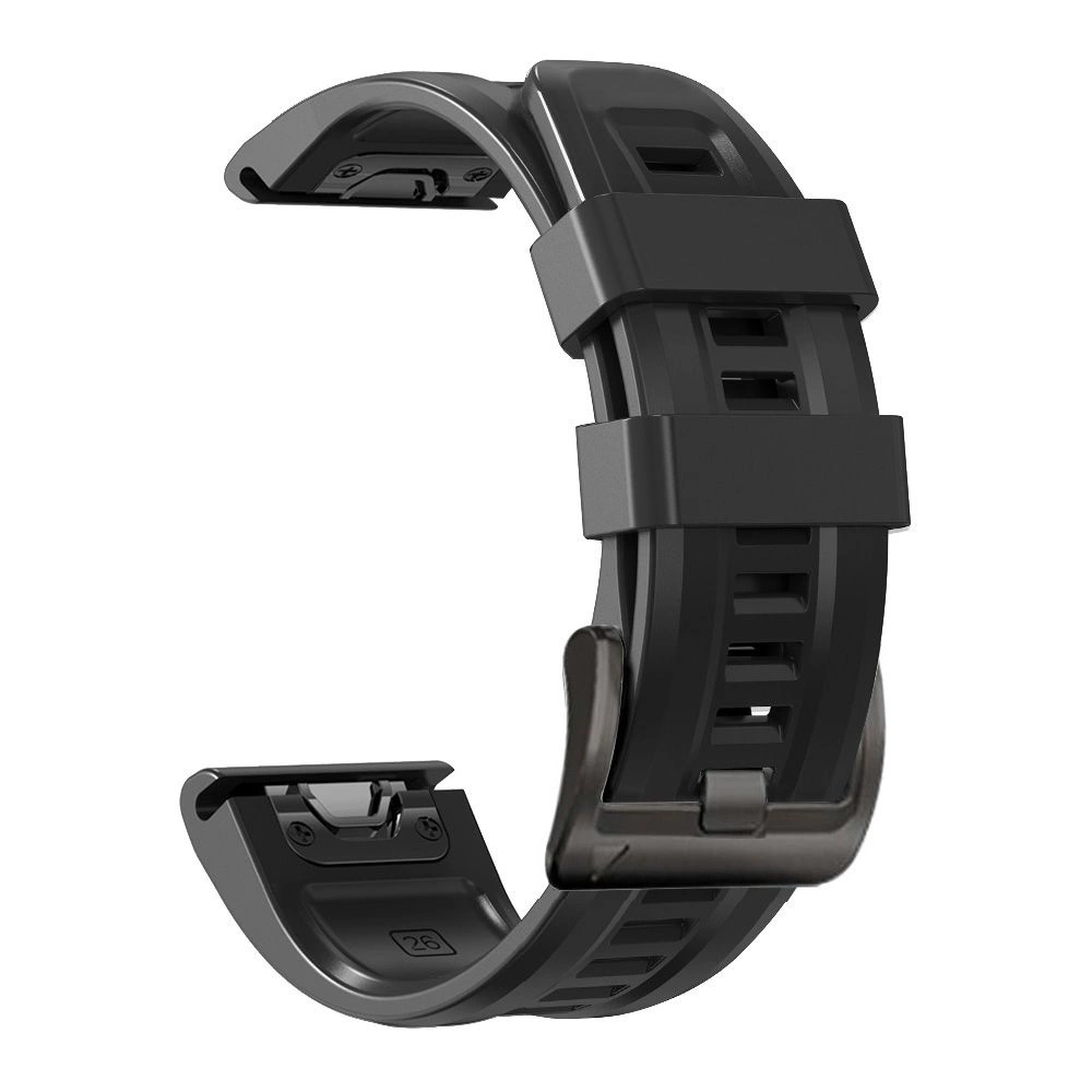 Išmaniojo laikrodžio Garmin Fenix 3/5X/5X PLUS/6 Pro/6X/7X dirželis, Juodos spalvos