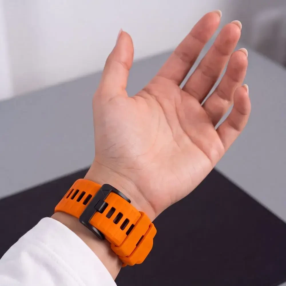 TECH-PROTECT ICONBAND PRO GARMIN FENIX 5X / 5X PLUS / 6X / 6X PRO / 7X / 8 / 8 PRO / 9 / 9 PRO (51 MM) Oranžinis/Juodas