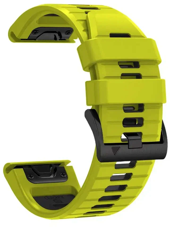 TECH-PROTECT ICONBAND PRO GARMIN FENIX 5X / 5X PLUS / 6X / 6X PRO / 7X / 8 / 8 PRO / 9 / 9 PRO (51 MM) LIME/Juodas
