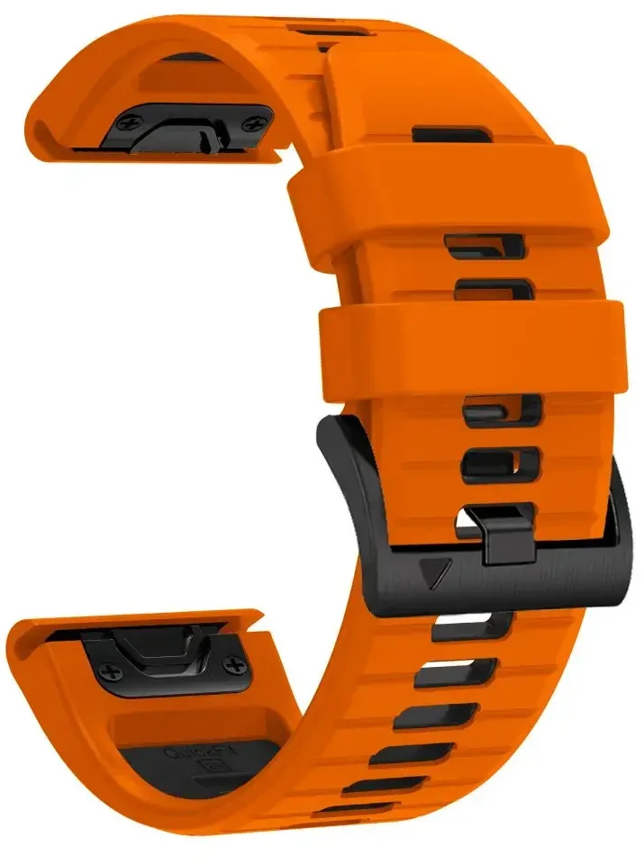 TECH-PROTECT ICONBAND PRO GARMIN FENIX 5X / 5X PLUS / 6X / 6X PRO / 7X / 8 / 8 PRO / 9 / 9 PRO (51 MM) Oranžinis/Juodas