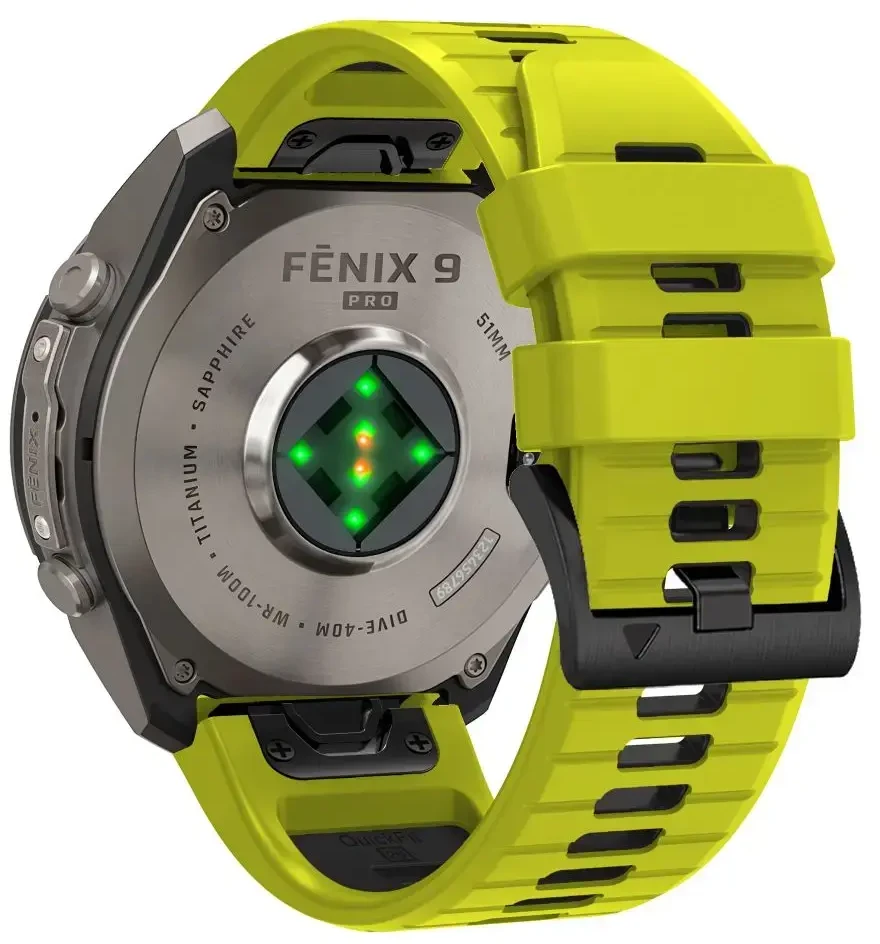 TECH-PROTECT ICONBAND PRO GARMIN FENIX 5X / 5X PLUS / 6X / 6X PRO / 7X / 8 / 8 PRO / 9 / 9 PRO (47 MM) LIME/Juodas