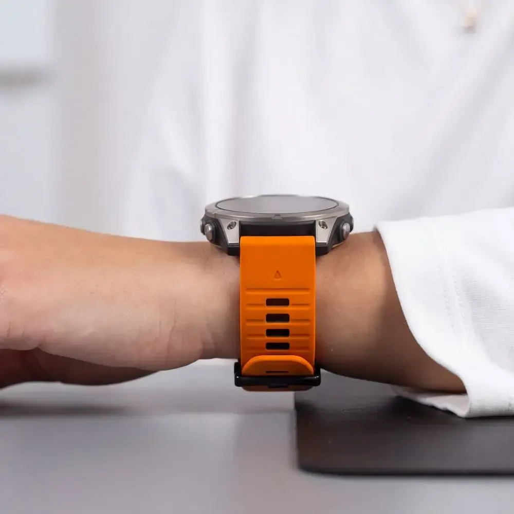TECH-PROTECT ICONBAND PRO GARMIN FENIX 5X / 5X PLUS / 6X / 6X PRO / 7X / 8 / 8 PRO / 9 / 9 PRO (51 MM) Oranžinis/Juodas