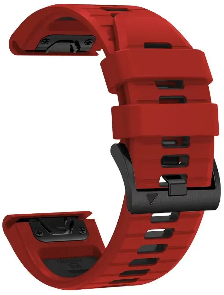 TECH-PROTECT ICONBAND PRO GARMIN FENIX 5X / 5X PLUS / 6X / 6X PRO / 7X / 8 / 8 PRO / 9 / 9 PRO (51 MM) Raudonas/Juodas
