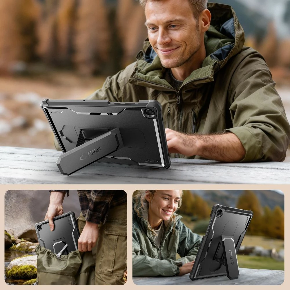 Tech-Protect Kevlar PRO do Galaxy TAB A9+ / A11+ PLUS 11.0 X210 / X215 / X216 / X230 / X235 / X236 juoda