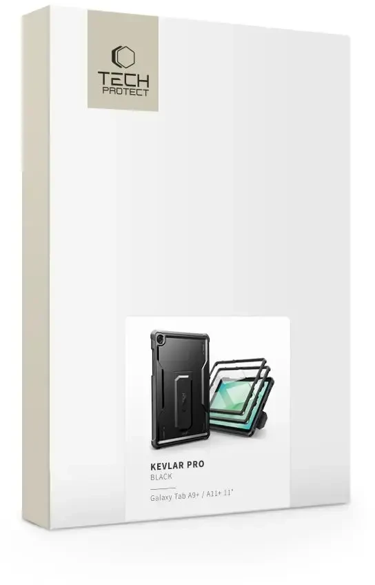 TECH-PROTECT KEVLAR PRO GALAXY TAB A9+ / A11+ PLUS 11.0 X210 / X215 / X216 / X230 / X235 / X236 Juodas