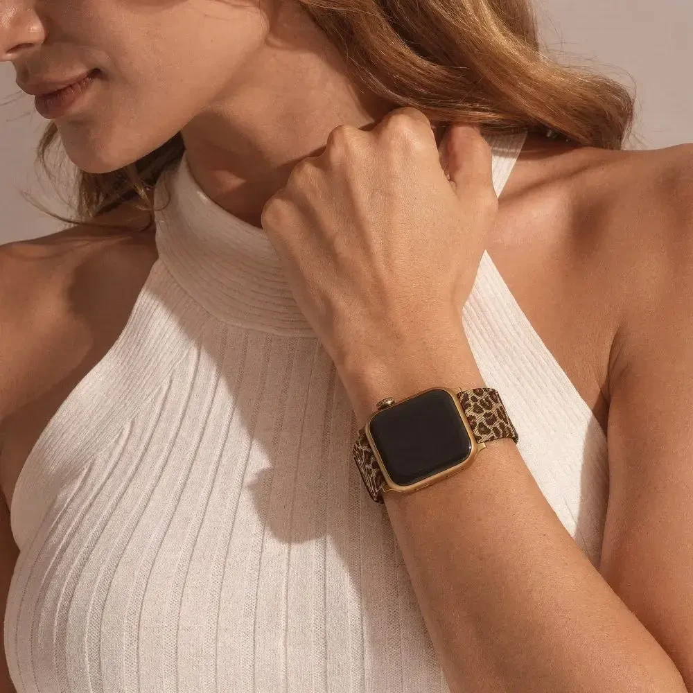„Tech-Protect Lamano Apple Watch 8 / 9 / 10 / 11 / SE“ (40 / 41 / 42 mm) Panther