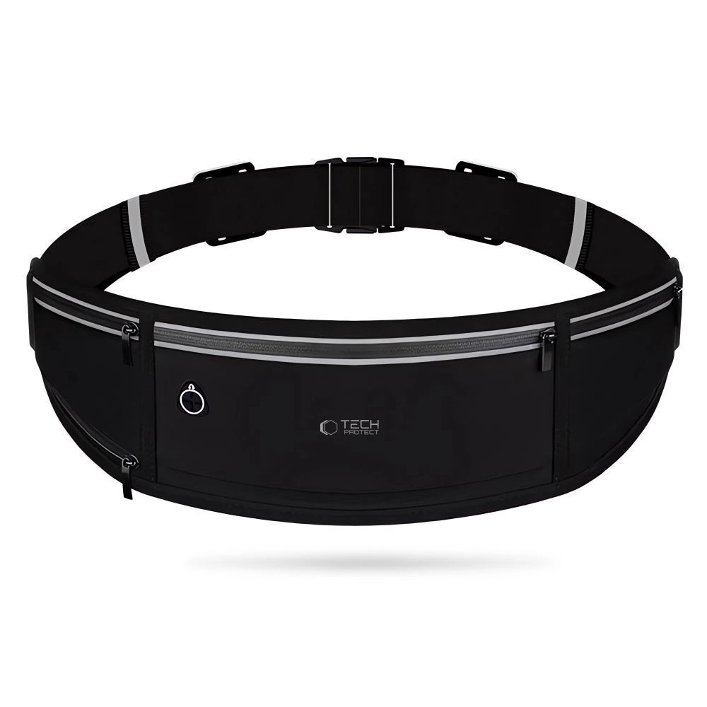 TECH-PROTECT M3 UNIVERSAL SPORT WAIST BAG dėklas telefonui juodos spalvos