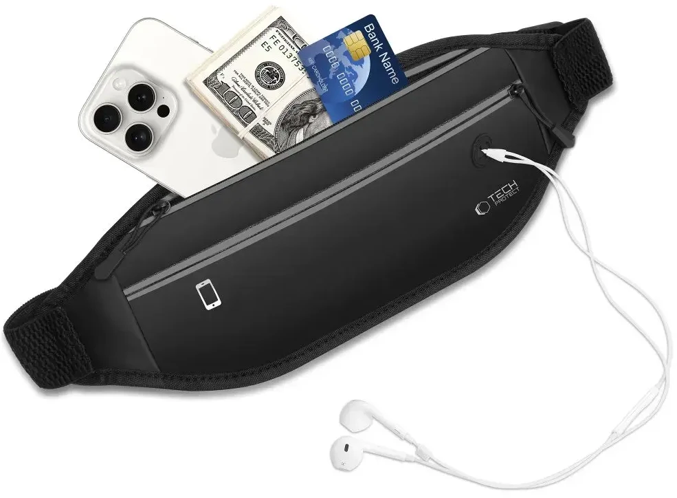 Tech-Protect M7 Atsparus vandeniui Pouch - Juodas