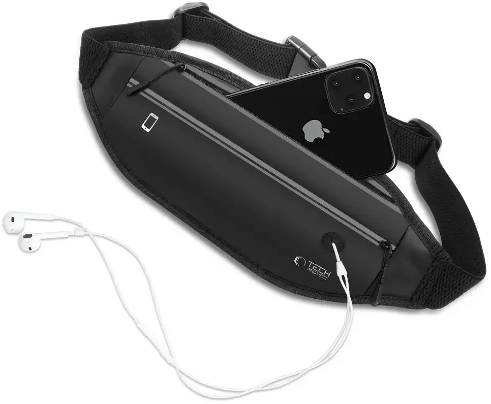 Tech-Protect M7 Atsparus vandeniui Pouch - Juodas