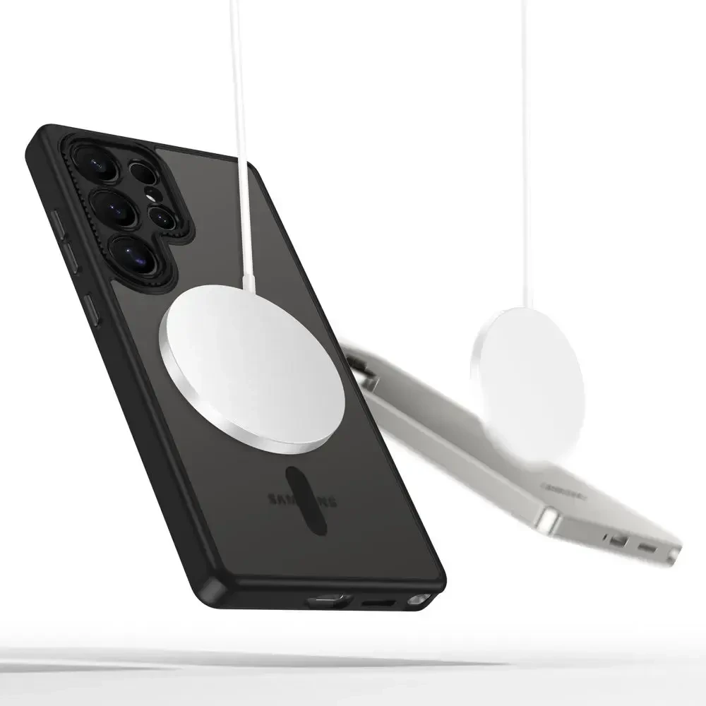Dėklas TECH-PROTECT MAGCAM MAGSAFE GALAXY S25 ULTRA MATTE Juodas