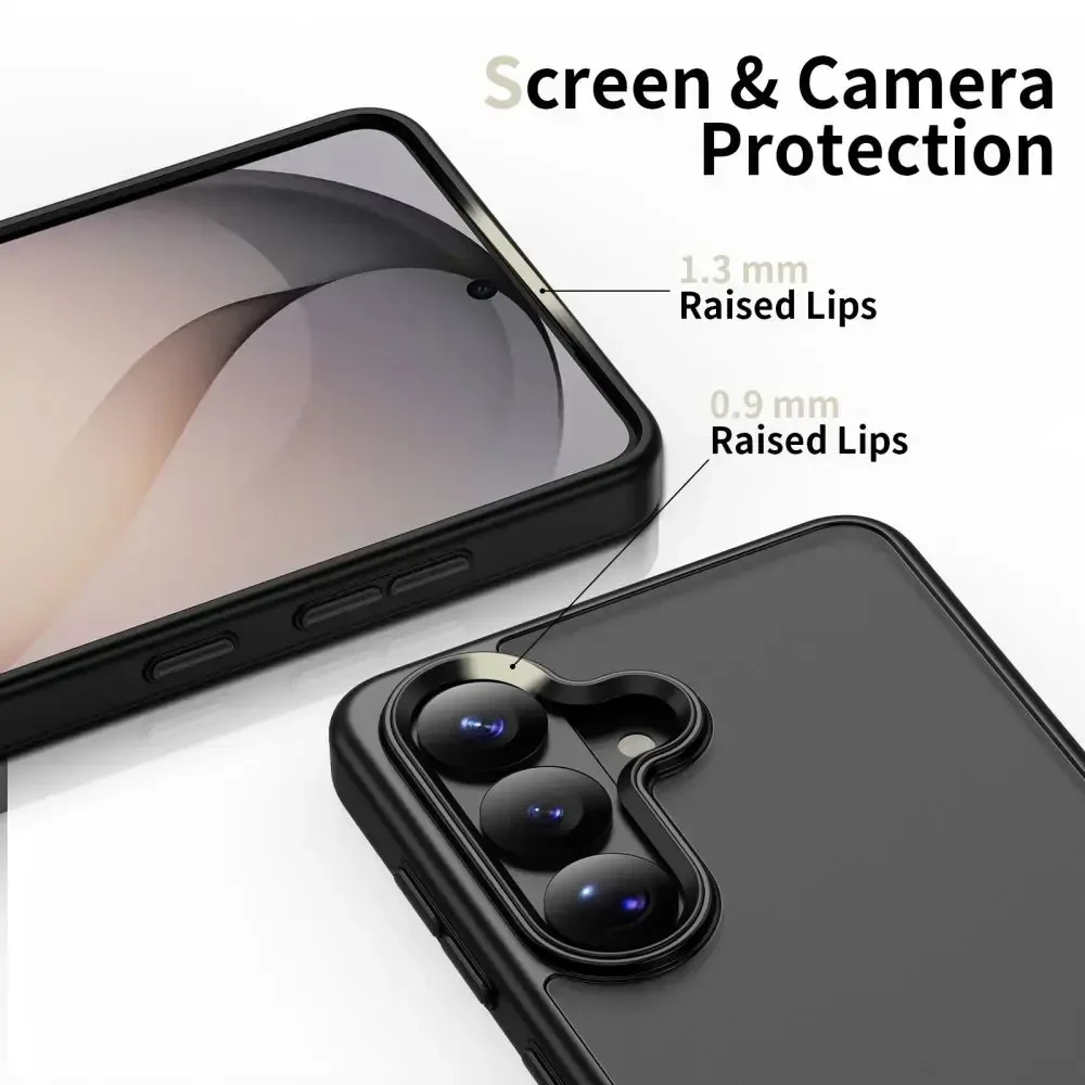 Dėklas Tech-Protect MagMat Samsung Galaxy S26+ Plus Matte juodos spalvos
