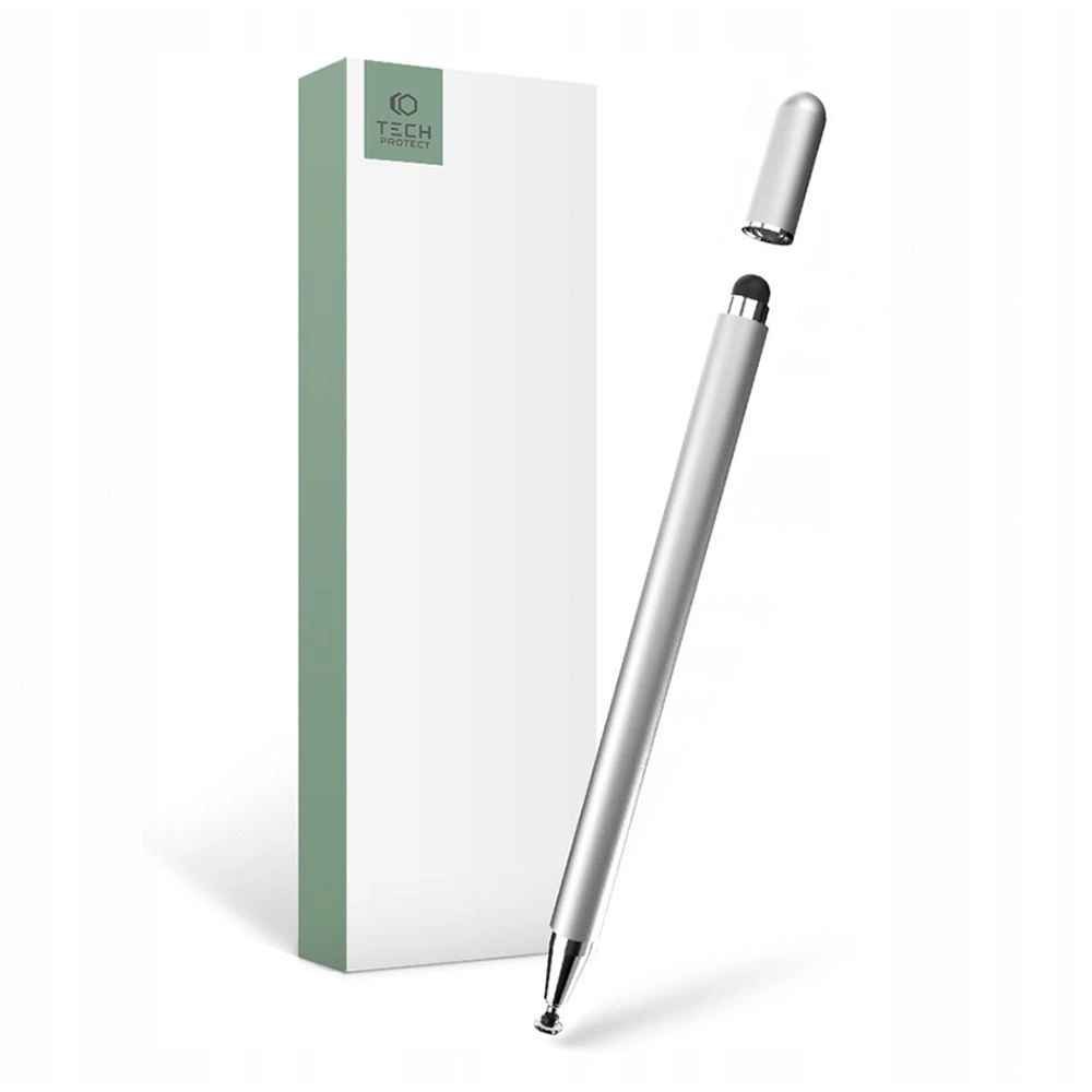 Tech-Protect Magnet Stylus Magnetic – sidabro spalvos