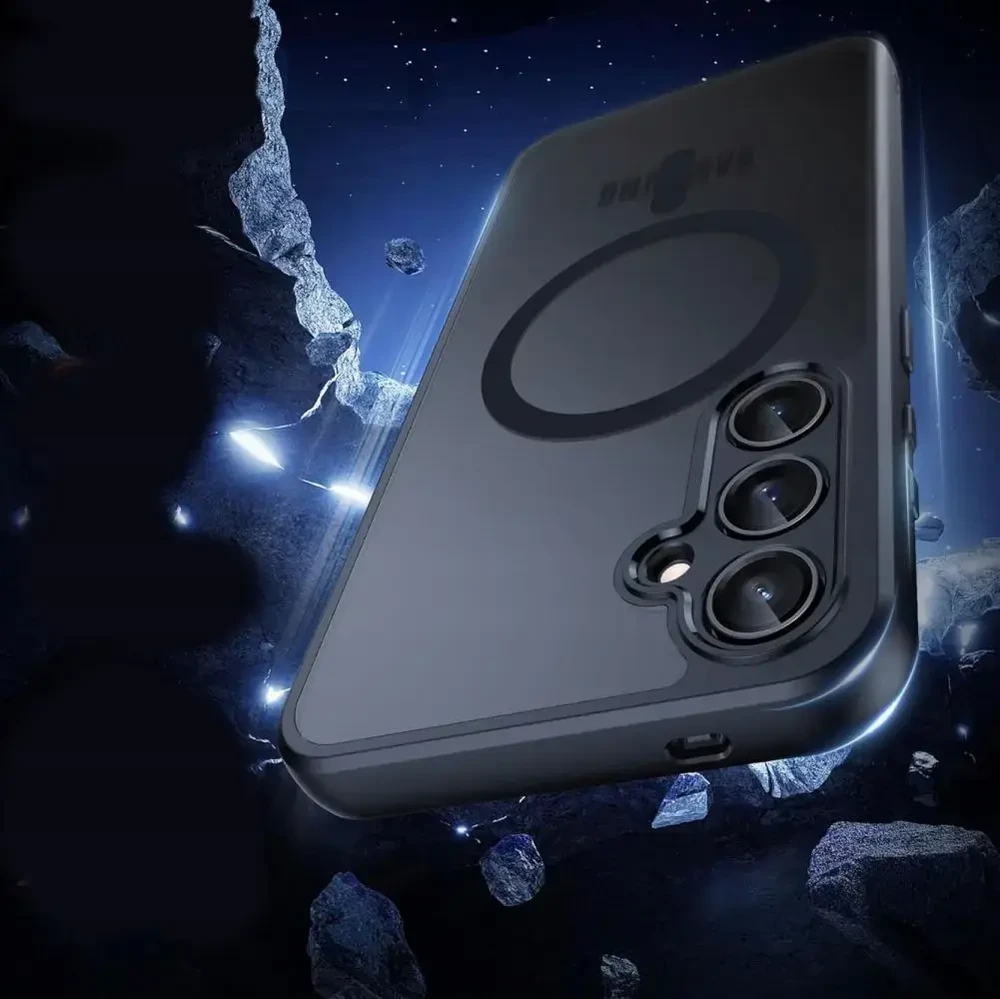 Samsung Galaxy S24 FE Tech-Protect Magmat MagSafe dėklas jūsų telefonui juodos spalvos