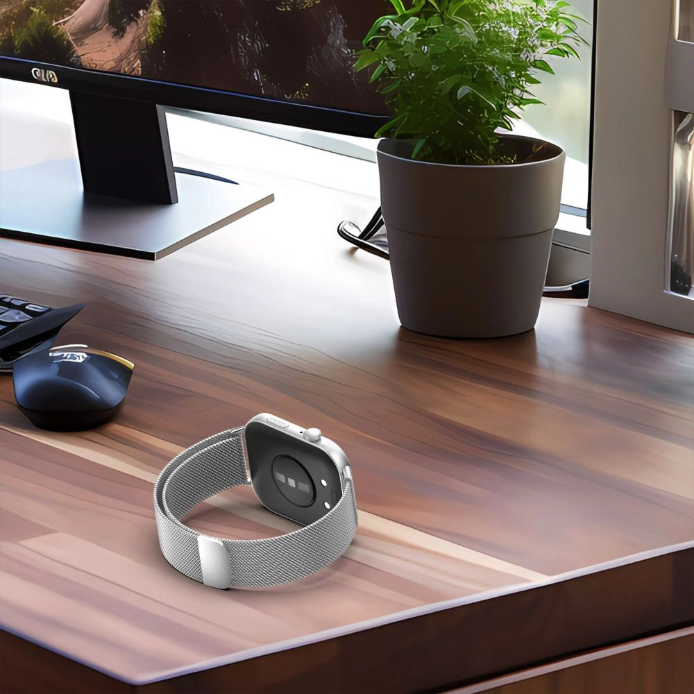 Apyrankė laikrodžiui Huawei Watch Fit 3 Tech-Protect Milaneseband juodos spalvos