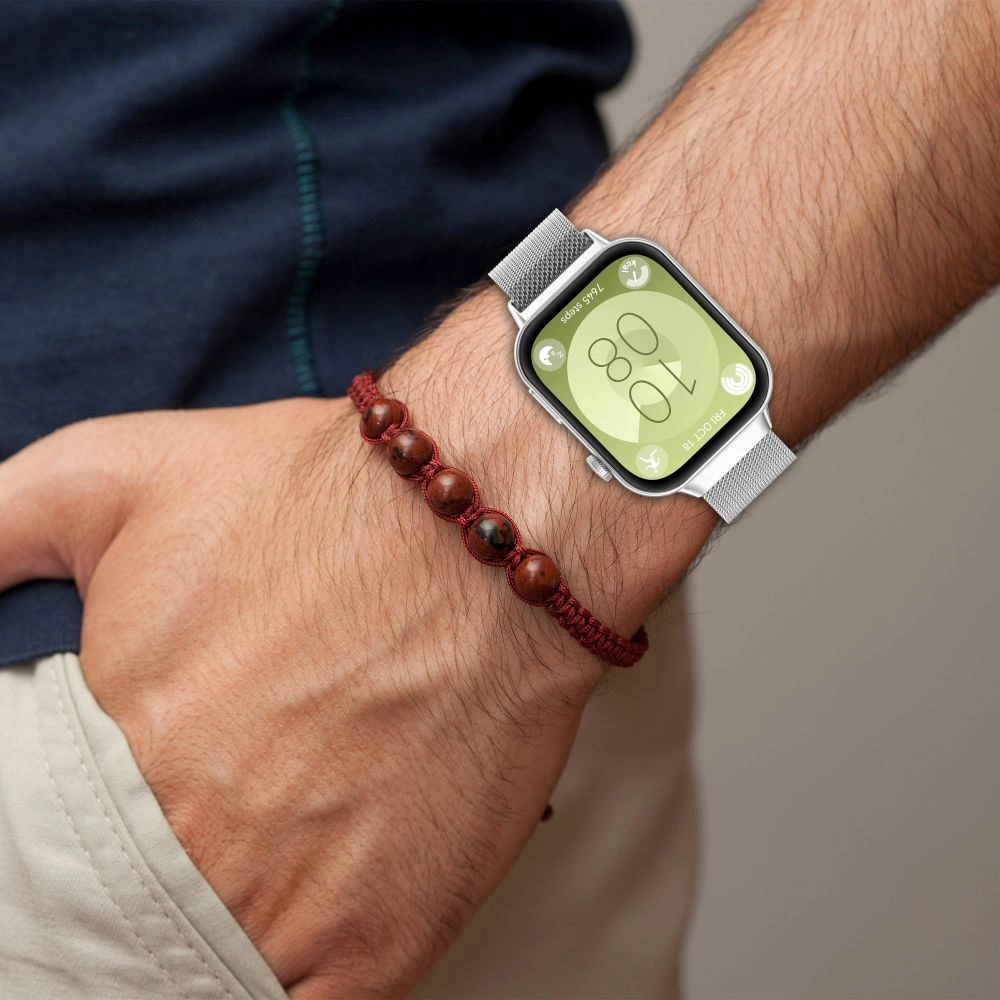 Apyrankė laikrodžiui Huawei Watch Fit 3 Tech-Protect Milaneseband juodos spalvos