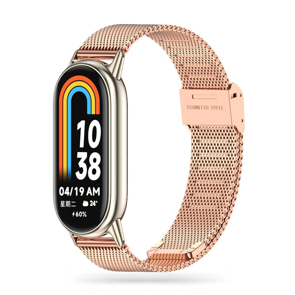Apyrankė Tech-Protect, skirta Xiaomi Smart Band 8, Rožinio aukso spalvos