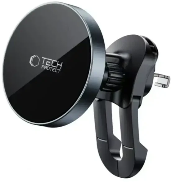 „Tech-Protect mm15W-V5“ magnetinis „MagSafe“ automobilio laikiklis į oro išleidimo angą - Juodas