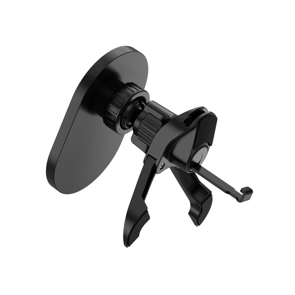 „TECH-PROTECT MM15W-V6“ magnetinis „MagSafe“ stabilus automobilio laikiklis, belaidis įkroviklis, 15 W, Juodas/Juodas