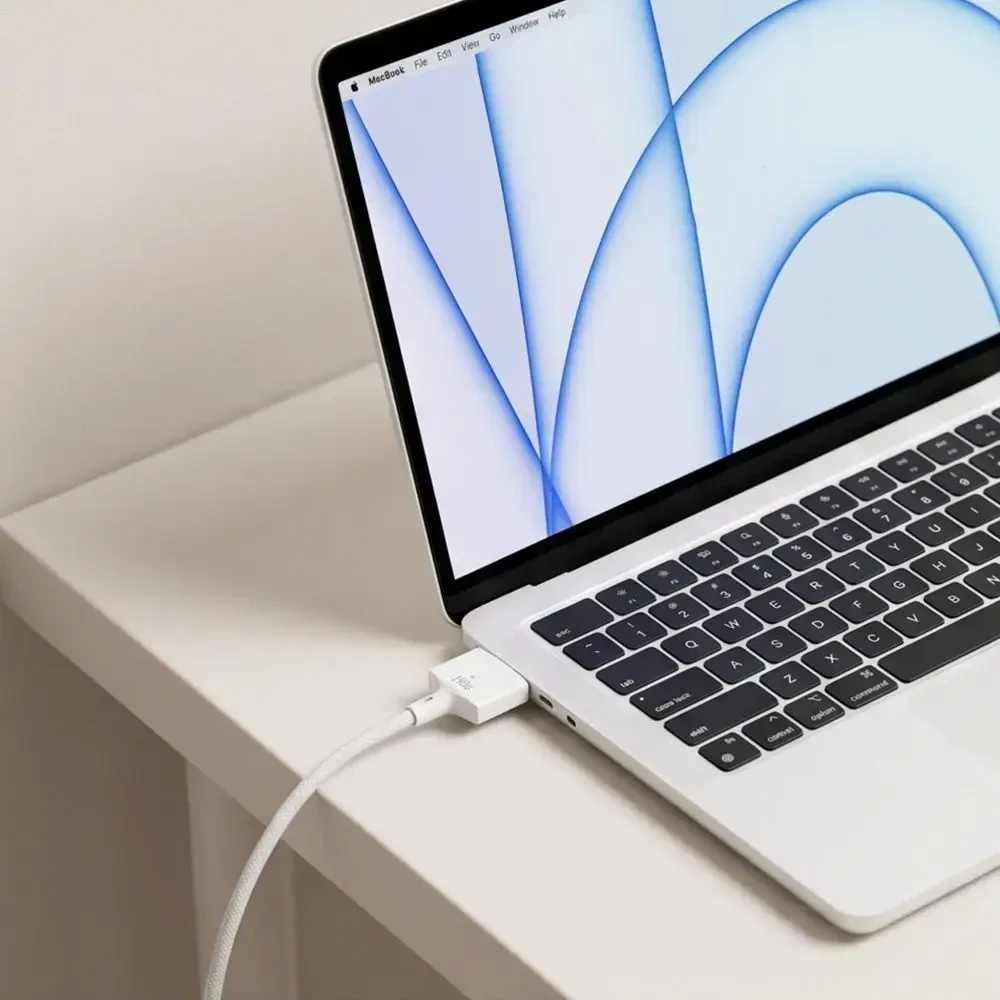 Tech-Protect MMC01 Ultraboost USB-C / MagSafe 3 140W 300cm Cable for MacBook - Baltas