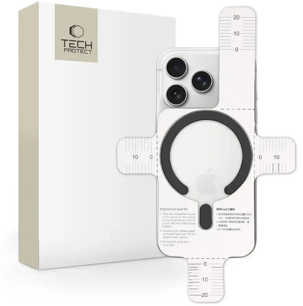 Tech-Protect MMP-200 Magnetic MagSafe žiedas juodos spalvos