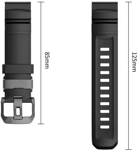 TECH-PROTECT MOTION GARMIN FENIX 5X / 5X PLUS / 6X / 6X PRO / 7X / 8 / 8 PRO / 9 / 9 PRO (51 MM) JUODA