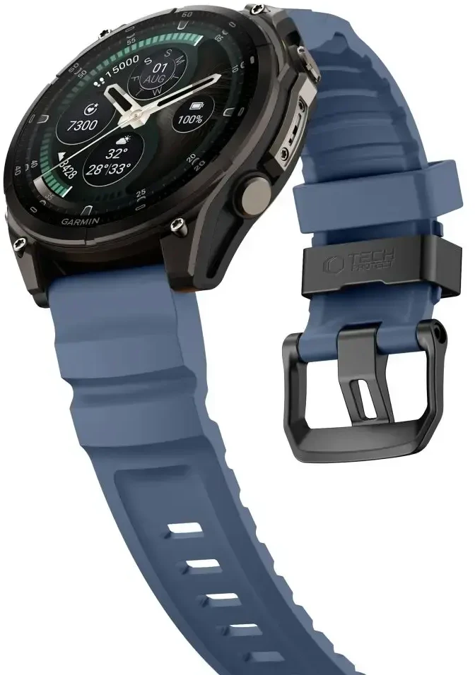 TECH-PROTECT MOTION GARMIN FENIX 5X / 5X PLUS / 6X / 6X PRO / 7X / 8 / 8 PRO / 9 / 9 PRO (47 MM) NAUTICAL Mėlynas