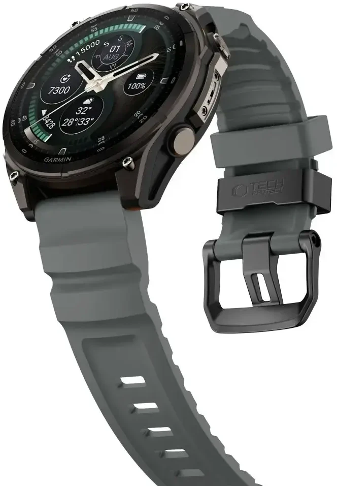 TECH-PROTECT MOTION GARMIN FENIX 5X / 5X PLUS / 6X / 6X PRO / 7X / 8 / 8 PRO / 9 / 9 PRO (51 MM) STORM Pilkas