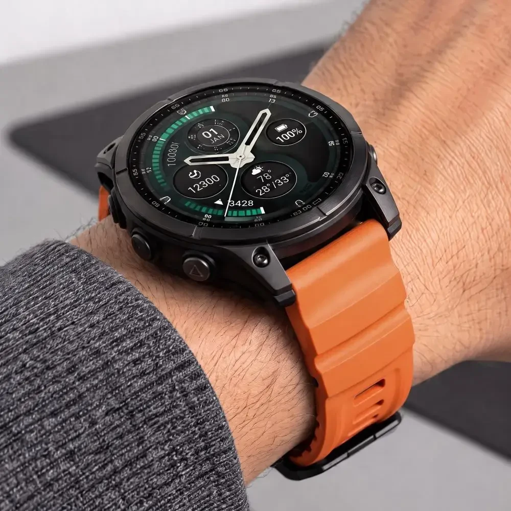 TECH-PROTECT MOTION GARMIN FENIX 5X / 5X PLUS / 6X / 6X PRO / 7X / 8 / 8 PRO / 9 / 9 PRO (47 MM) SIGNAL Oranžinis