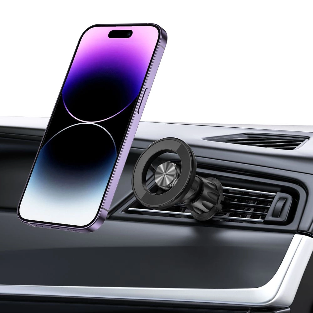 Tech-Protect N54 automobilinis telefono laikiklis su MagSafe oro grotelėms – juodos spalvos