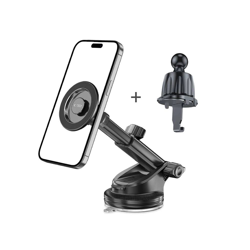 TECH-PROTECT N58 MAGNETIC MAGSAFE DASHBOARD & VENT CAR MOUNT Juodas