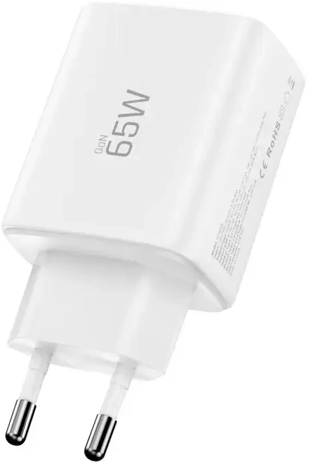 Tech-Protect NCA65W-GAN 3 prievadų tinklo įkroviklis PD 65W / QC3.0 Baltas