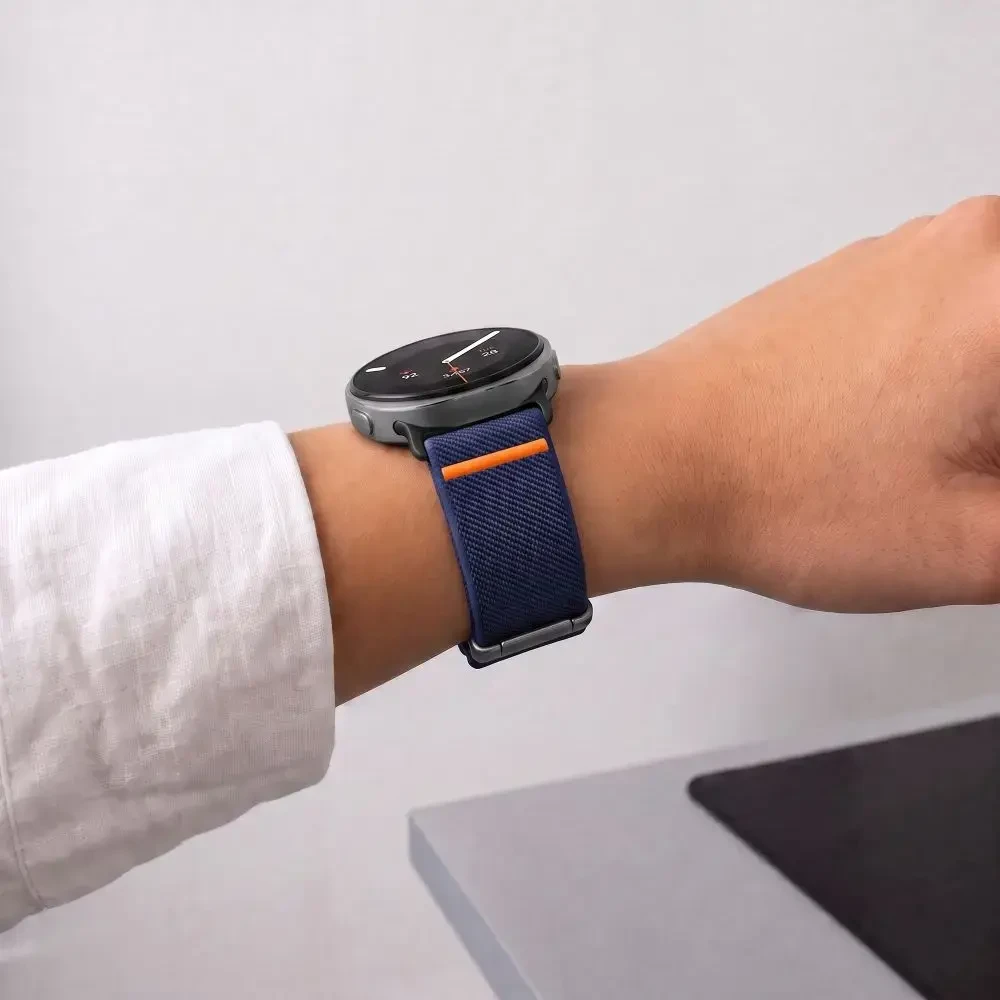 Tech-Protect Nylon Clasp Strap for Samsung Galaxy Watch 40/44/46 mm - Navy Mėlyna