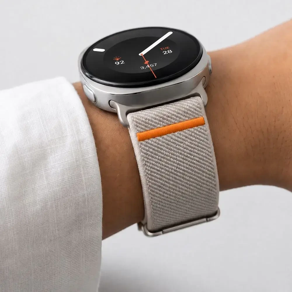 TECH-PROTECT NYLON CLASP SAMSUNG GALAXY WATCH 8 / 9 / CLASSIC (40 / 44 / 46 MM) STARLIGHT